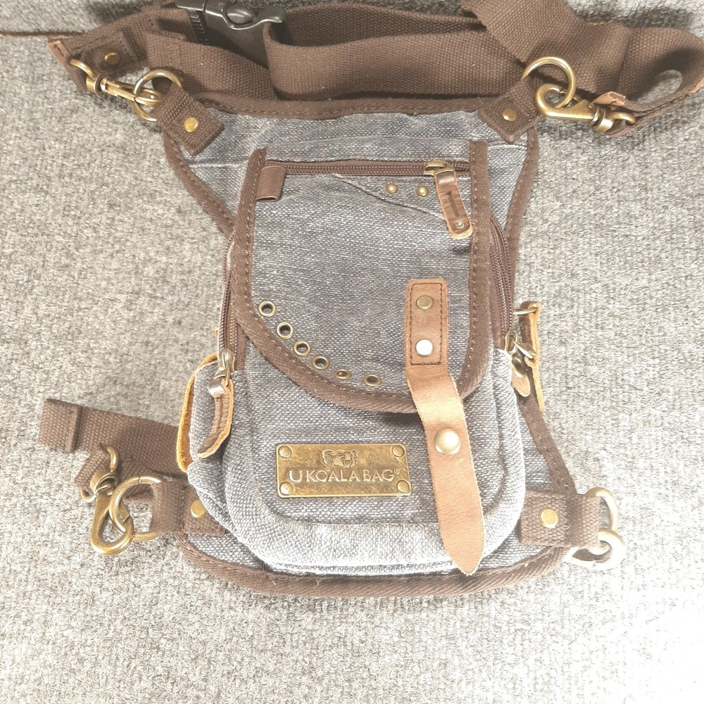 Ukoala Bag Wrangler Compact Canvas Drop Leg Thigh Holster Tactical Travel Pack